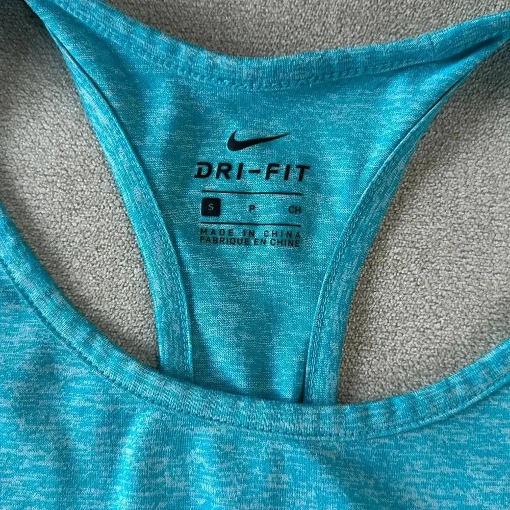 Nike Dri-FIT racerback tank. Blue. Size small. Work out tank.